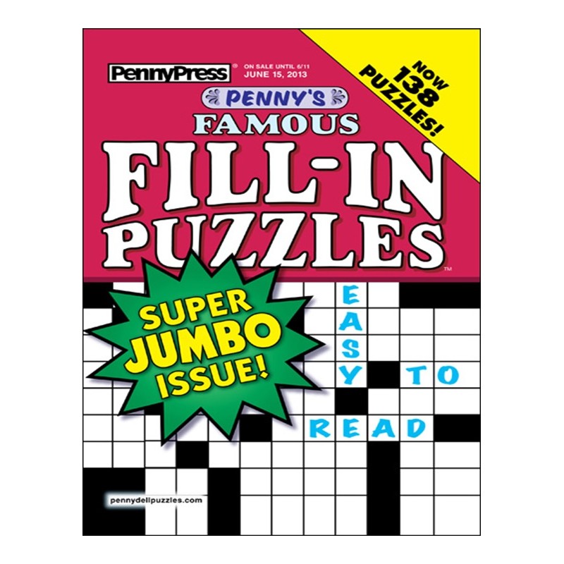 Penny's Famous Fill-In Puzzles